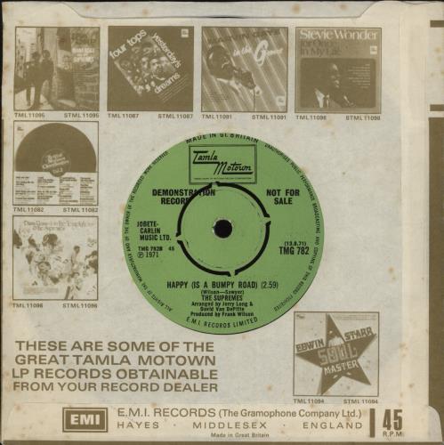 The Supremes Nathan Jones - 'A Label' 7" vinyl single (7 inch record / 45) UK SPM07NA870216