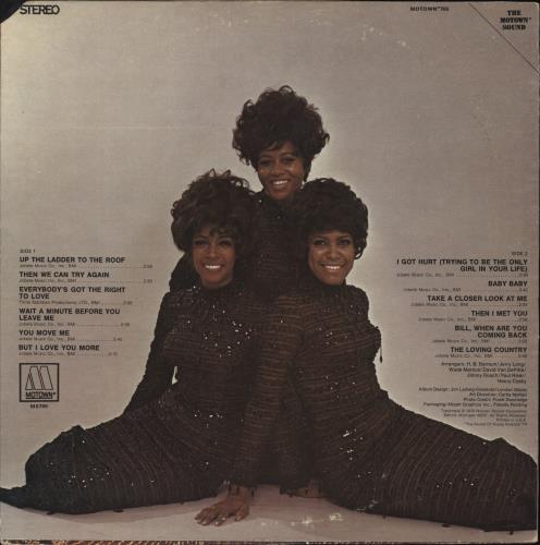 The Supremes Right On vinyl LP album (LP record) US SPMLPRI301165
