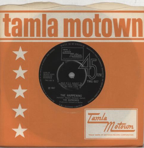 The Supremes The Happening - 4pr 7" vinyl single (7 inch record / 45) UK SPM07TH348765