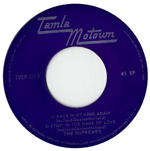 The Supremes The Supremes EP 7" vinyl single (7 inch record / 45) Mexican SPM07TH567409