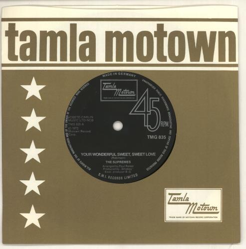 The Supremes Your Wonderful Sweet, Sweet Love 7" vinyl single (7 inch record / 45) UK SPM07YO725341