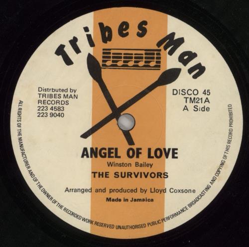 The Survivors Angel Of Love 12" vinyl single (12 inch record / Maxi-single) UK 9QG12AN874214