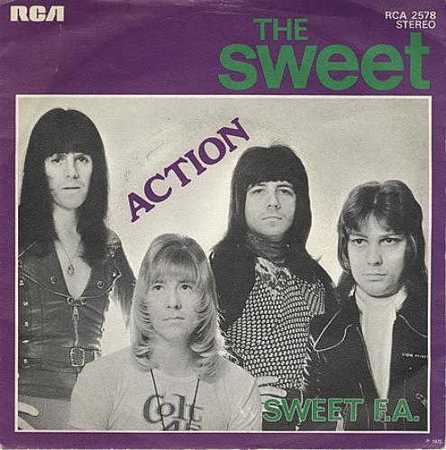 The Sweet Action 7" vinyl single (7 inch record / 45) French SWT07AC390209