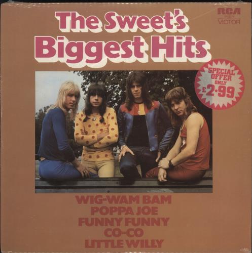 The Sweet Biggest Hits - Sealed vinyl LP album (LP record) UK SWTLPBI723270