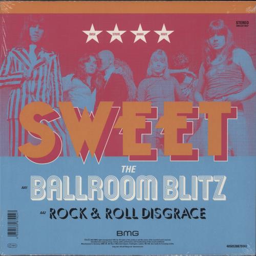 The Sweet Block Buster! / The Ballroom Blitz - Blue Vinyl - RSD23 - Hype-sticker 12" vinyl single (12 inch record / Maxi-single) UK SWT12BL872474