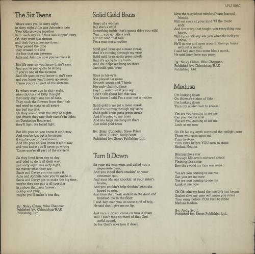 The Sweet Desolation Boulevard vinyl LP album (LP record) UK SWTLPDE657966