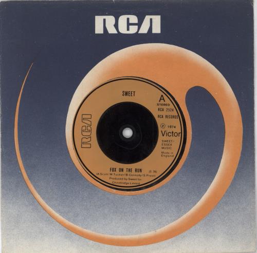 The Sweet Fox On The Run - Injection 7" vinyl single (7 inch record / 45) UK SWT07FO796163