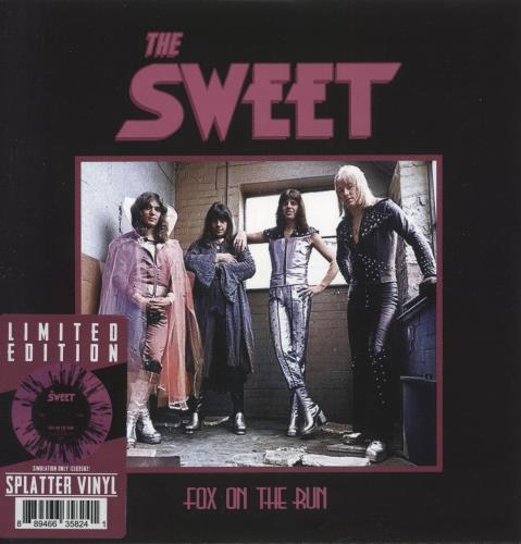 The Sweet Fox On The Run - Solid 7" vinyl single (7 inch record / 45) US SWT07FO866083