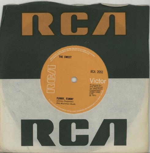 The Sweet Funny, Funny 7" vinyl single (7 inch record / 45) UK SWT07FU646347
