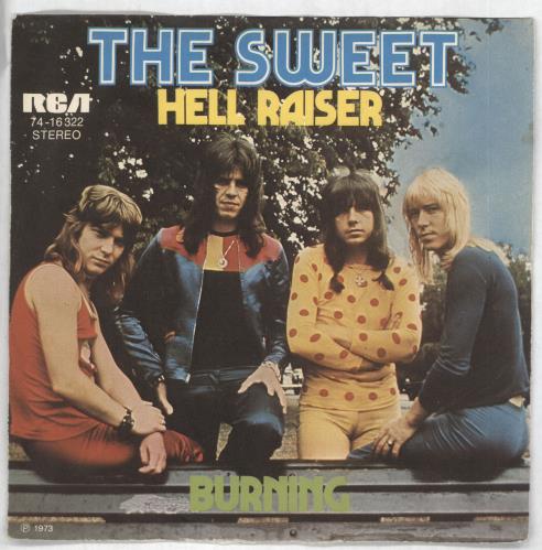The Sweet Hell Raiser + Sleeve 7" vinyl single (7 inch record / 45) German SWT07HE730237