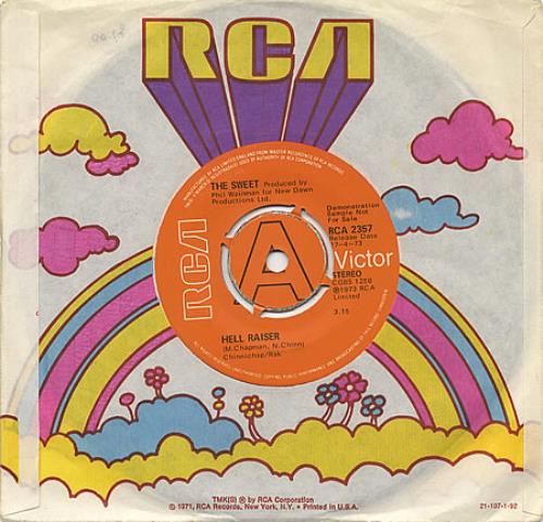 The Sweet Hell Raiser 7" vinyl single (7 inch record / 45) UK SWT07HE391061