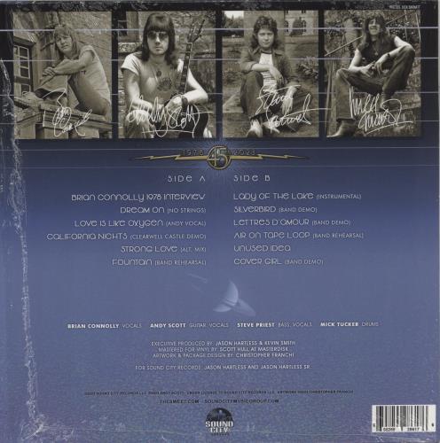 The Sweet Level Headed Alternate Mixes & Demos - RSD Black Friday 2023 - Blue Vinyl vinyl LP album (LP record) UK SWTLPLE872499