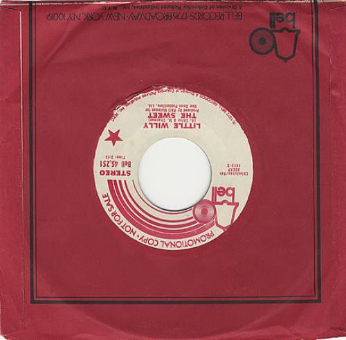 The Sweet Little Willy 7" vinyl single (7 inch record / 45) US SWT07LI391084
