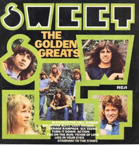 The Sweet The Golden Greats vinyl LP album (LP record) Turkish SWTLPTH189719