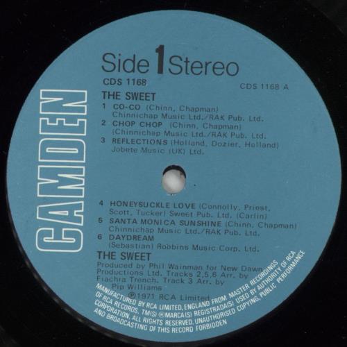The Sweet The Sweet vinyl LP album (LP record) UK SWTLPTH542704