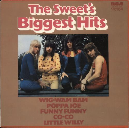 The Sweet The Sweet's Biggest Hits vinyl LP album (LP record) German SWTLPTH445126