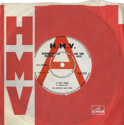 The Swinging Blue Jeans It Isn't There 7" vinyl single (7 inch record / 45) UK SBJ07IT449787