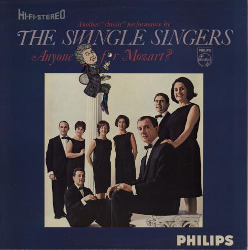 The Swingle Singers Anyone For Mozart? vinyl LP album (LP record) UK SWZLPAN763153