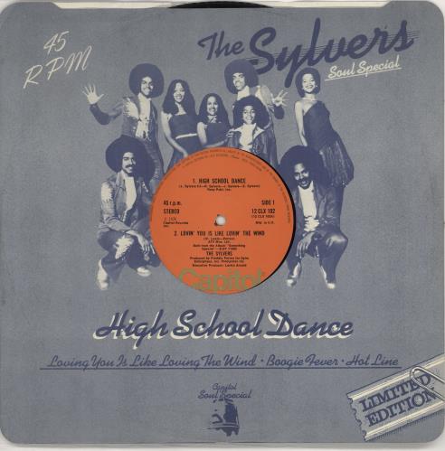 The Sylvers High School Dance 12" vinyl single (12 inch record / Maxi-single) UK SY612HI766429