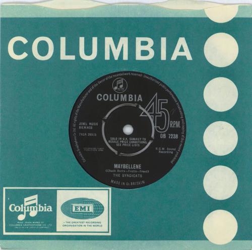 The Syndicats Maybellene 7" vinyl single (7 inch record / 45) UK 5VI07MA817718