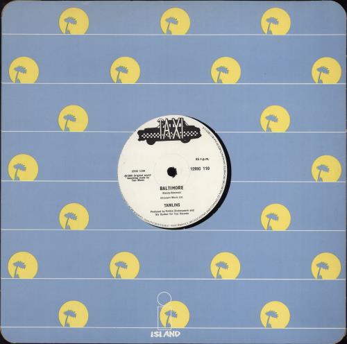 The Tamlins Baltimore 12" vinyl single (12 inch record / Maxi-single) UK V0F12BA768467