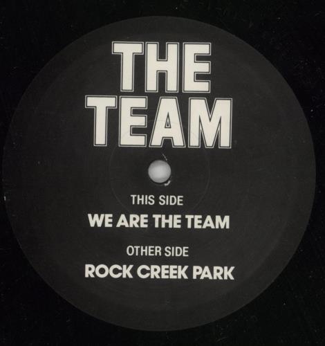 The Team We Are The Team 12" vinyl single (12 inch record / Maxi-single) UK TD412WE868991