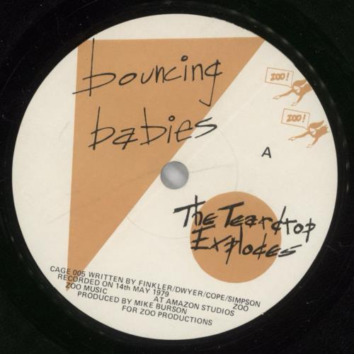 The Teardrop Explodes Bouncing Babies 7" vinyl single (7 inch record / 45) UK TDP07BO109366