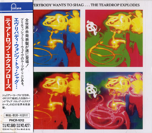 The Teardrop Explodes Everybody Wants To Shag CD album (CDLP) Japanese TDPCDEV544235