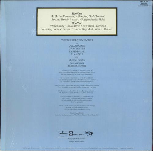 The Teardrop Explodes Kilimanjaro - Shrink vinyl LP album (LP record) UK TDPLPKI868558