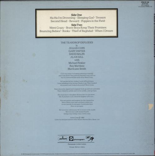 The Teardrop Explodes Kilimanjaro vinyl LP album (LP record) UK TDPLPKI523002