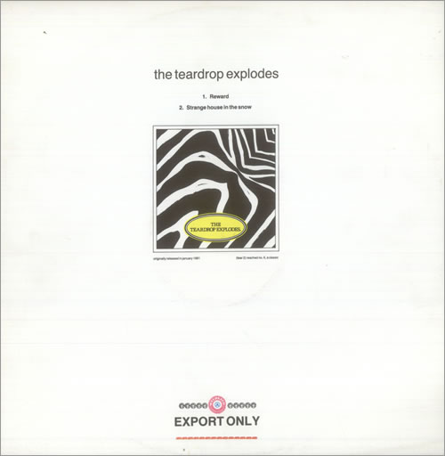 The Teardrop Explodes Reward EP 12" vinyl single (12 inch record / Maxi-single) UK TDP12RE125868