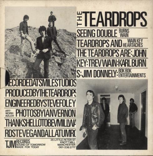 The Teardrops Seeing Double 7" vinyl single (7 inch record / 45) UK 2HN07SE892165