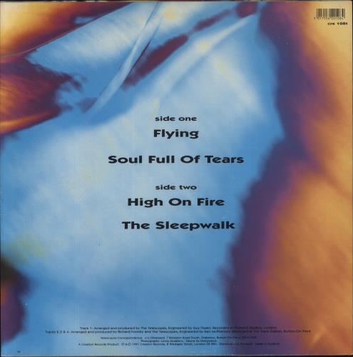The Telescopes Flying 12" vinyl single (12 inch record / Maxi-single) UK TEL12FL286232