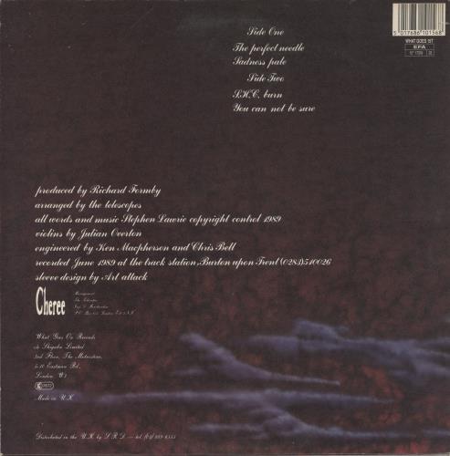 The Telescopes The Perfect Needle 12" vinyl single (12 inch record / Maxi-single) UK TEL12TH503831