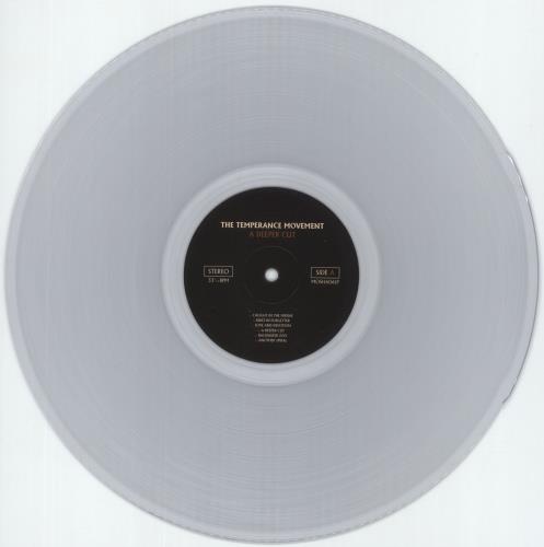 The Temperance Movement A Deeper Cut - Clear Vinyl - Autographed Print vinyl LP album (LP record) UK XWXLPAD875525