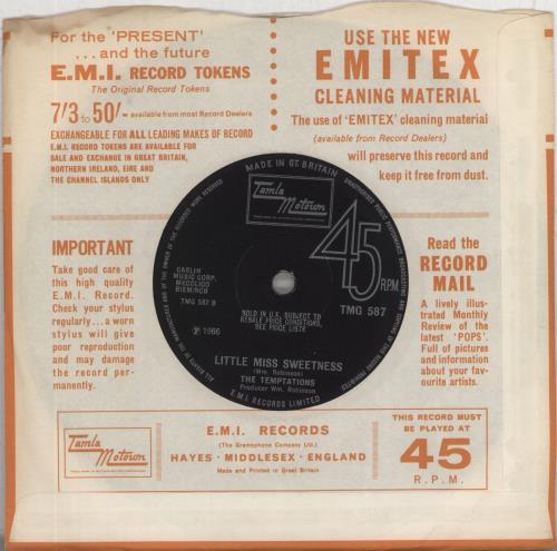 The Temptations (I Know) I'm Losing You - Solid 7" vinyl single (7 inch record / 45) UK TEM07IK774537