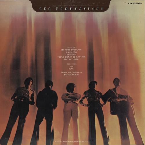 The Temptations 1990 - Quad vinyl LP album (LP record) Japanese TEMLPQU757659