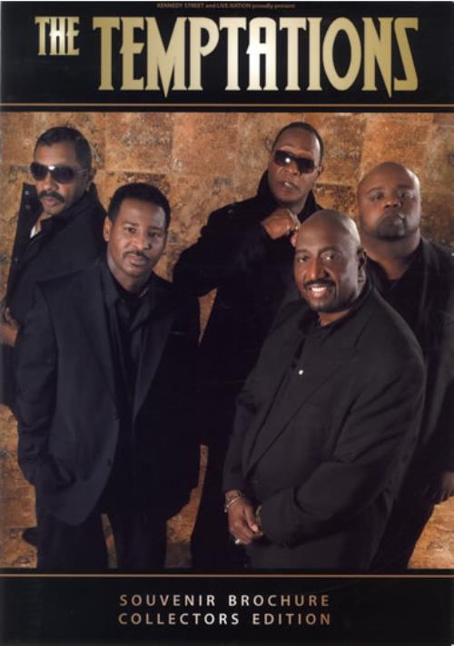 The Temptations 2008 UK Tour - Signed Programme, Laminated Pass & Itinerary memorabilia UK TEMMMUK551060