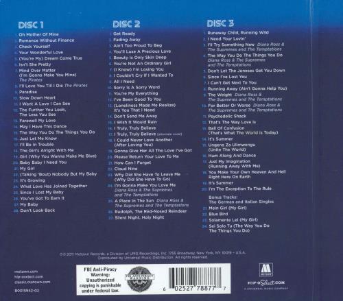 The Temptations 50th Anniversary - The Singles Collection 1961-1971 CD Album Box Set US TEMDXTH818693