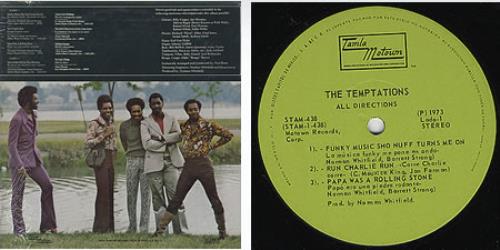 The Temptations All Directions vinyl LP album (LP record) Mexican TEMLPAL246667