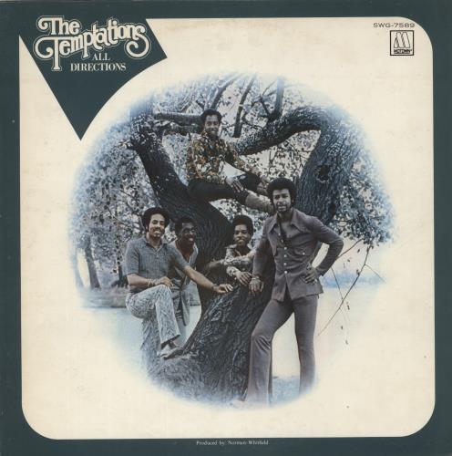 The Temptations All Directions vinyl LP album (LP record) Japanese TEMLPAL884397