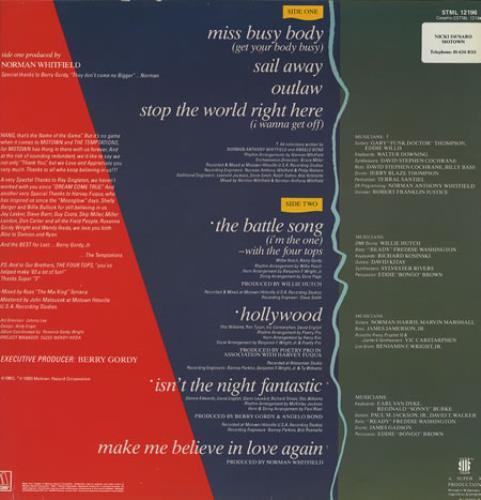 The Temptations Back To Basics vinyl LP album (LP record) German TEMLPBA304325