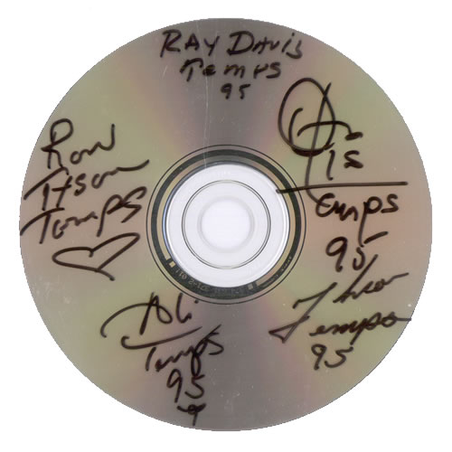 The Temptations For Lovers Only - Autographed CD album (CDLP) US TEMCDFO504228