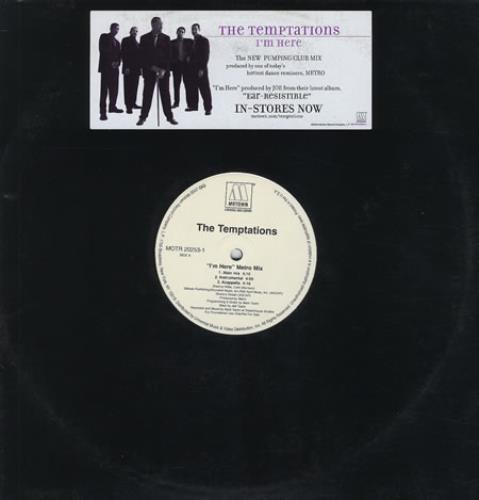 The Temptations I'm Here 12" vinyl single (12 inch record / Maxi-single) US TEM12IM177686