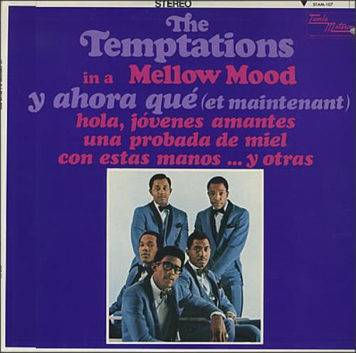 The Temptations In A Mellow Mood vinyl LP album (LP record) Mexican TEMLPIN378656