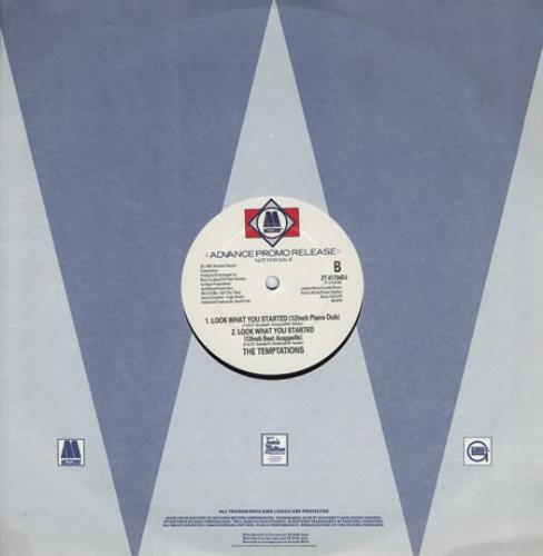 The Temptations Look What You Started 12" vinyl single (12 inch record / Maxi-single) UK TEM12LO233699