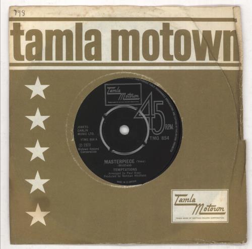 The Temptations Masterpiece 7" vinyl single (7 inch record / 45) UK TEM07MA738313