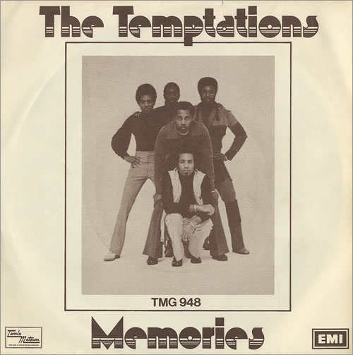 The Temptations Memories - P/S 7" vinyl single (7 inch record / 45) UK TEM07ME459710