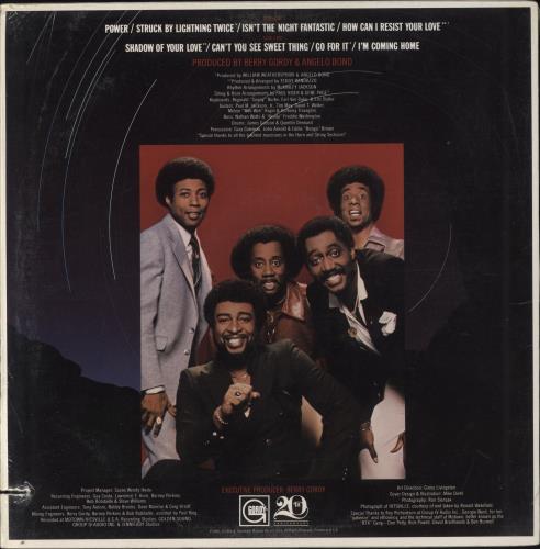 The Temptations Power vinyl LP album (LP record) US TEMLPPO856774