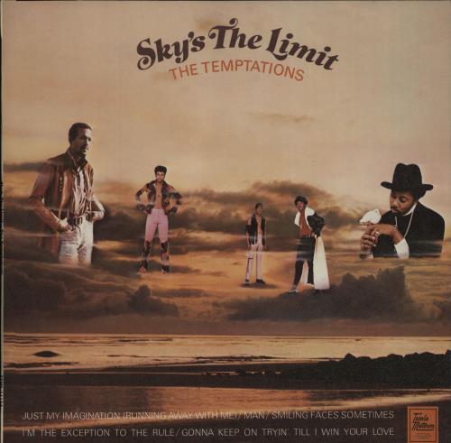 The Temptations Sky's The Limit vinyl LP album (LP record) UK TEMLPSK674864
